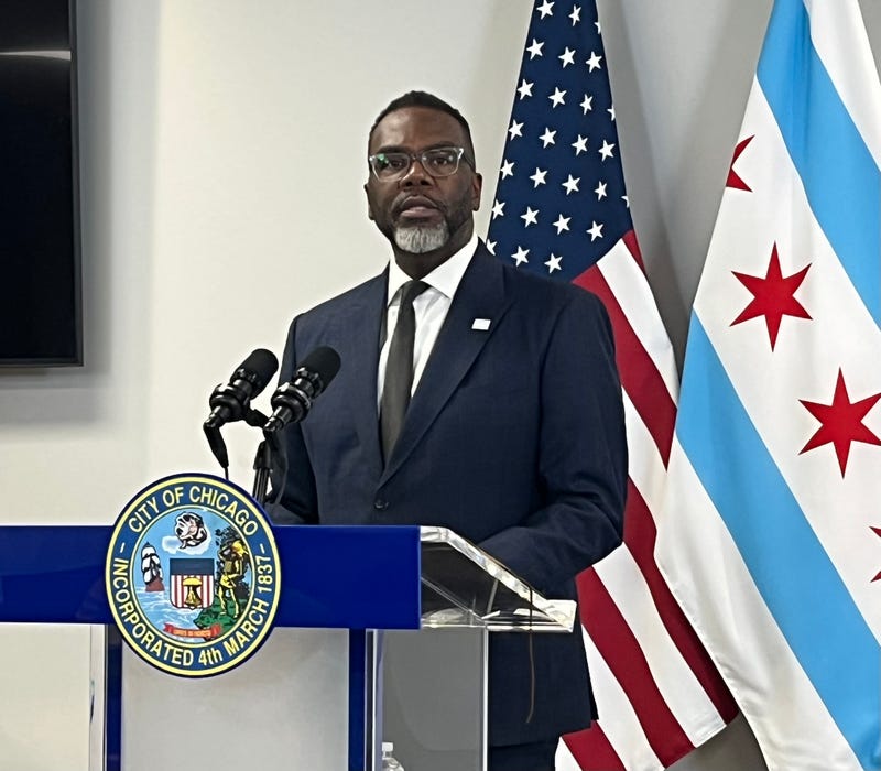 Chicago mayor Brandon Johnson