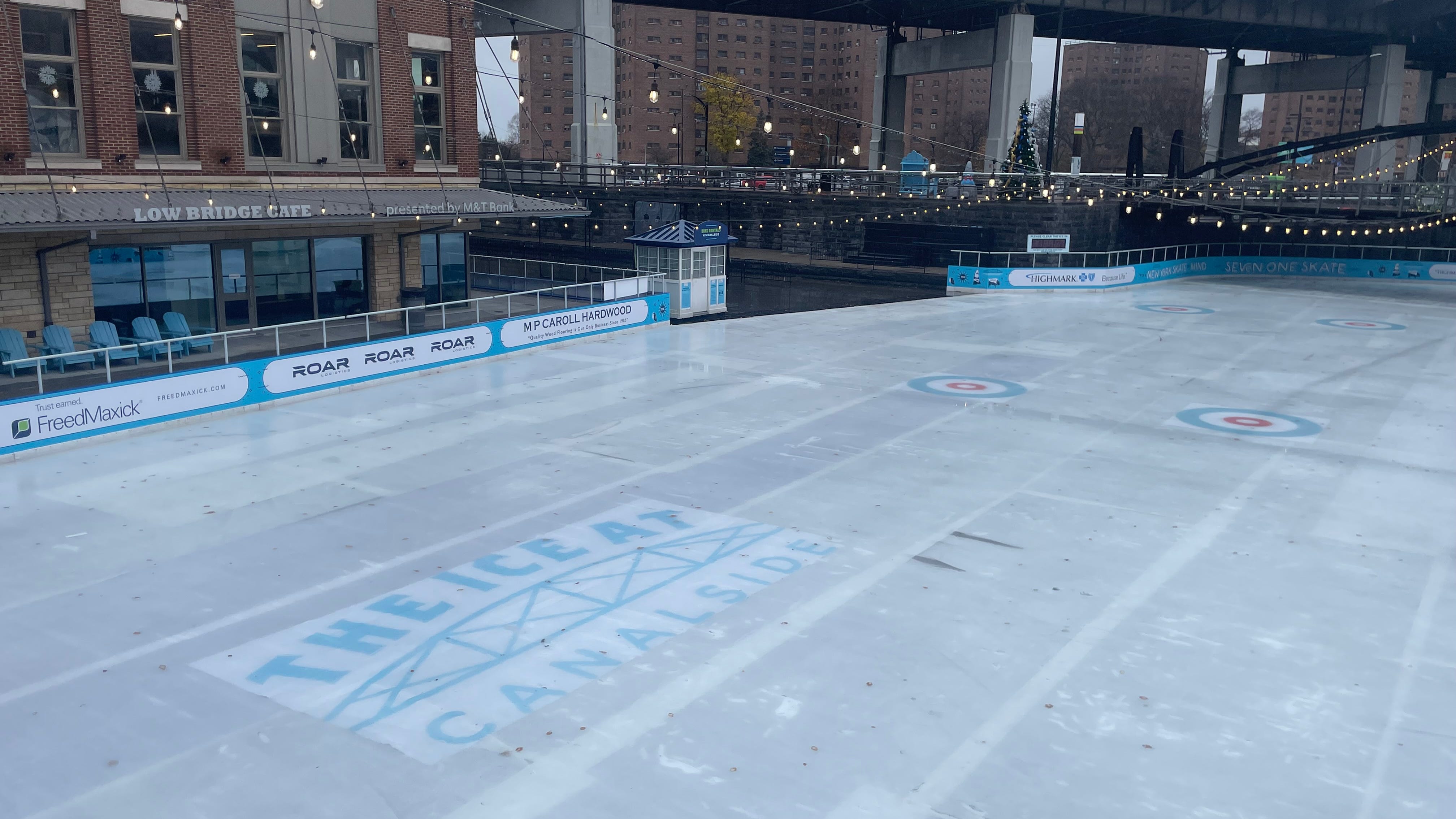 Unfavorable weather pushes back opening weekend festivities at Ice at Canalside