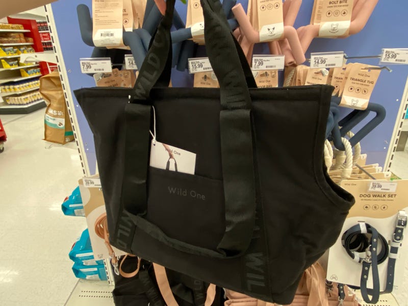 black pet carrier at Target