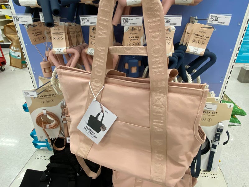pink pet carrier at Target