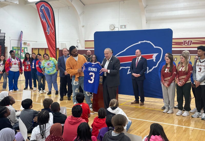 Damar Hamlin and Chuck Schumer