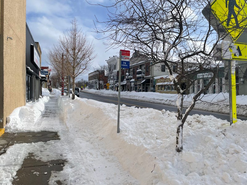 Snow in Hamburg