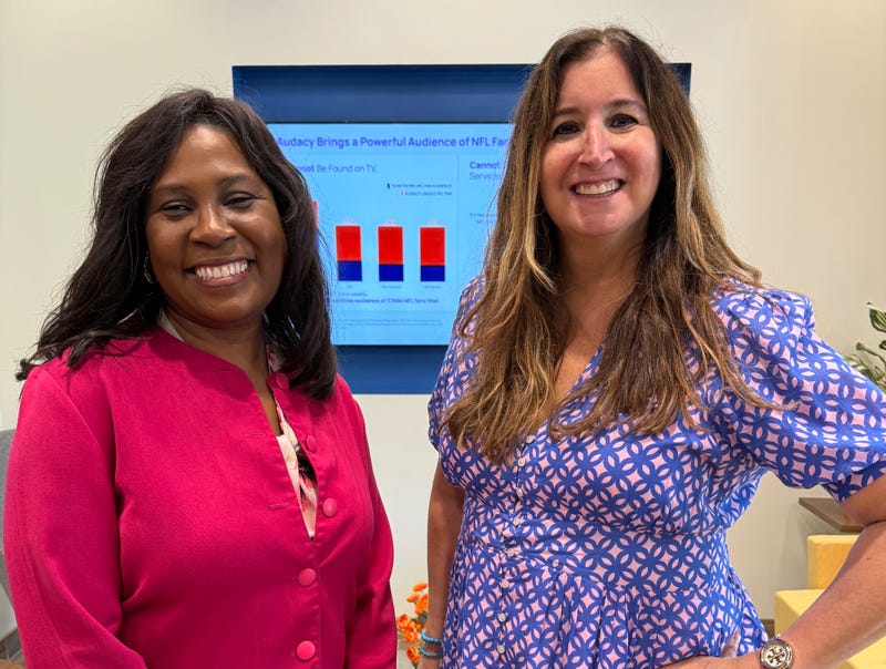 Tonya Aikens, President & CEO, Howard County Library System with Gina Crash