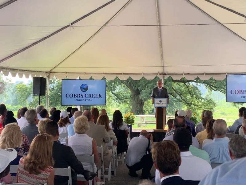 A ceremonial groundbreaking was held on July 17, 2023, for a $100 million renovation project of Philadelphia's historic Cobbs Creek Golf Course.