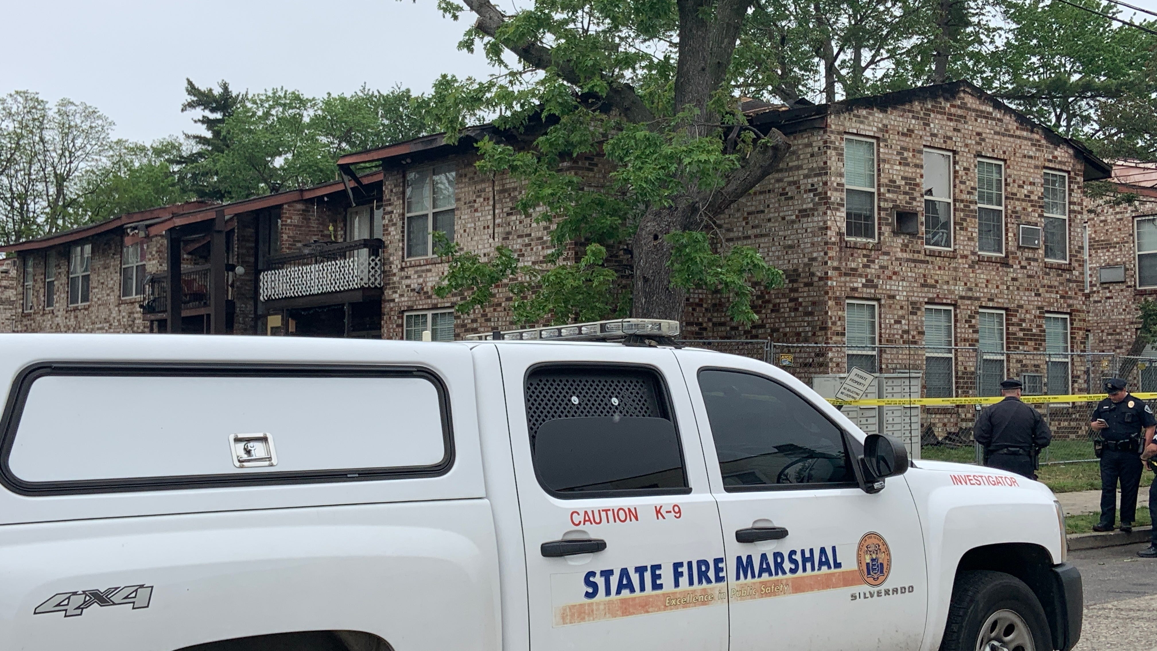 Camden apartment fire displaces more than 20 people