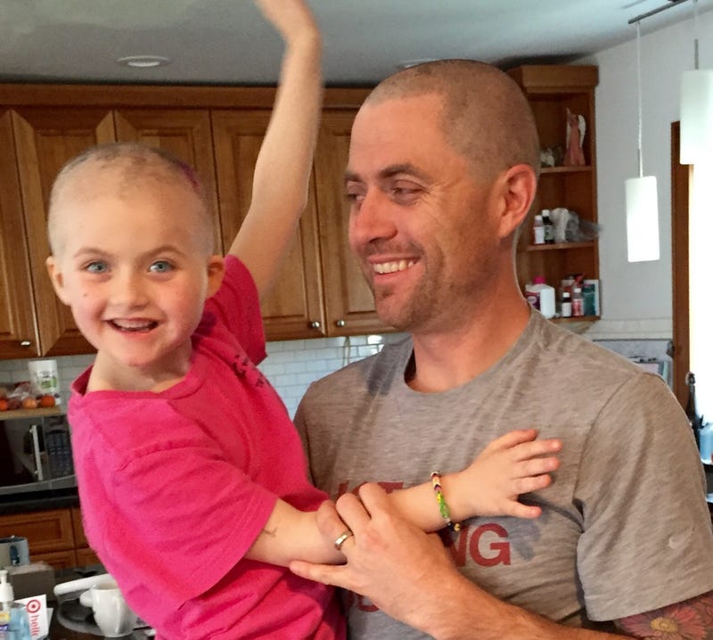 Jim McCaffrey and daughter Mia