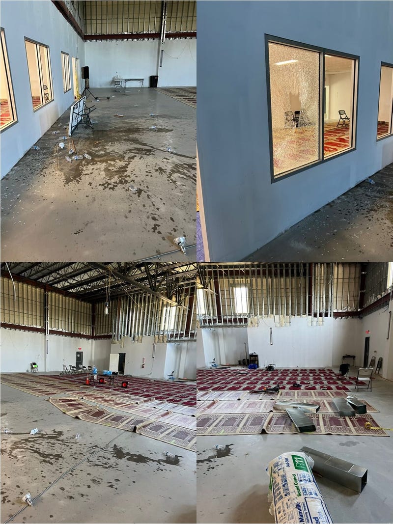 Photos of Islamic Center Damage