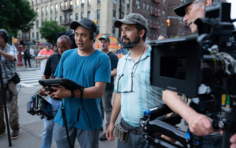 Jon Chu and Lin-Manuel Miranda