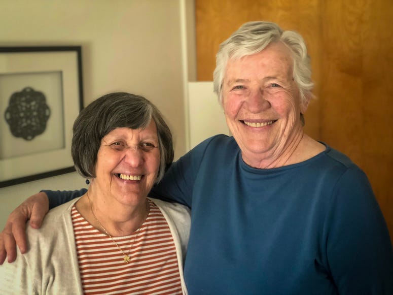 LGBTQ rights pioneers Carole Smith and Marj McCann