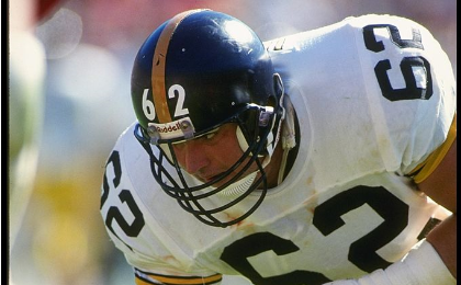 Offensive lineman Tunch Ilkin of the Pittsburgh Steelers