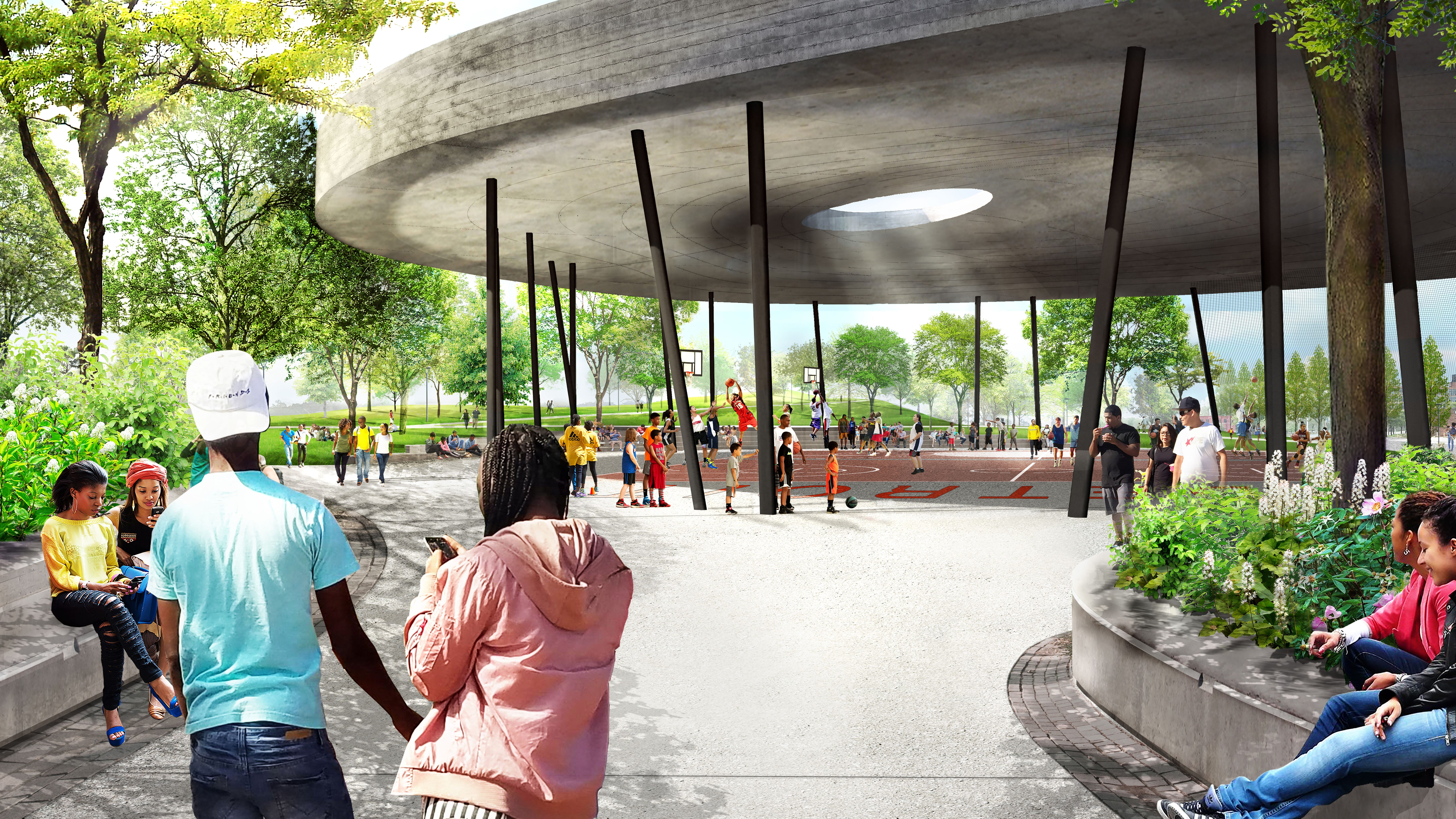 Plans announced for new Sport House at Centennial Park on Detroit Riverfront [PHOTOS]