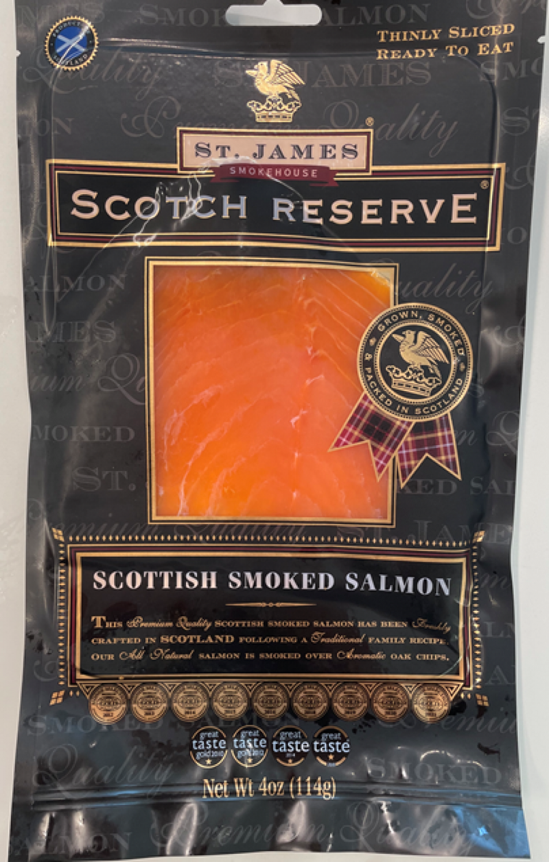 St. James Smokehouse Scotch Reserve Scottish Smoked Salmon.