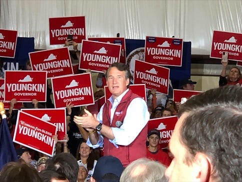 Governor Glenn Youngkin during the 2021 Campaign