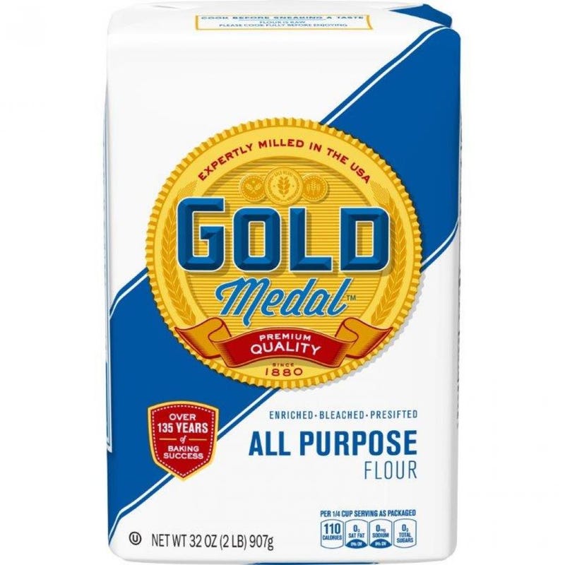 Gold Medal flour. 