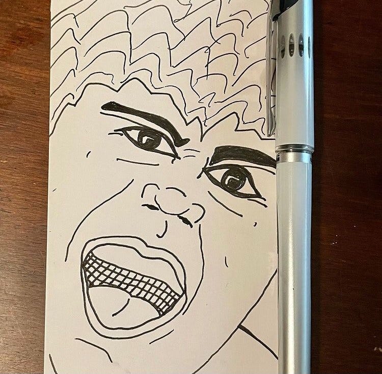 Who do you see in Mattman's Artwork?