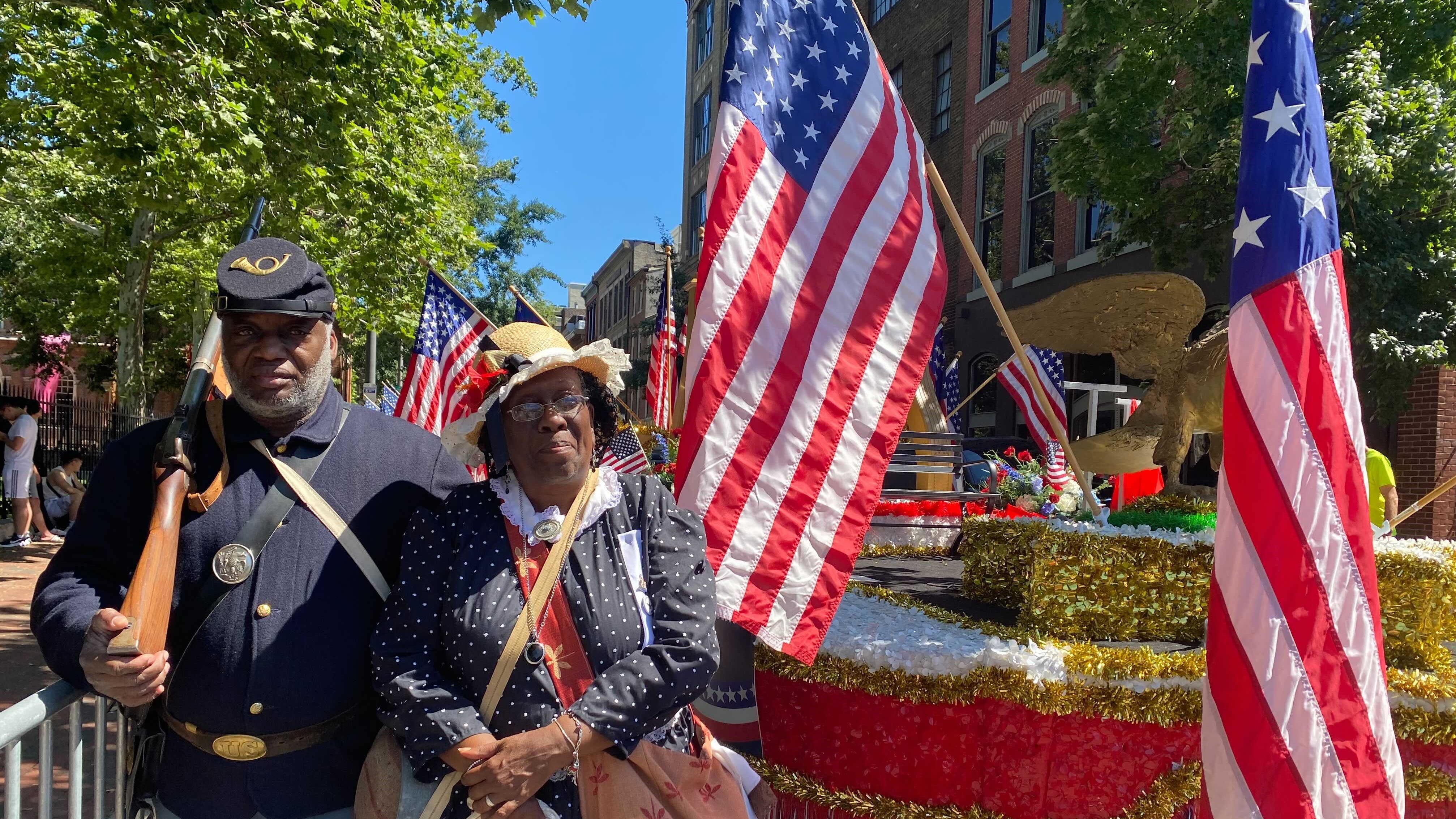 Old City marks 4th of July with parade, ceremony marking stories of freedom