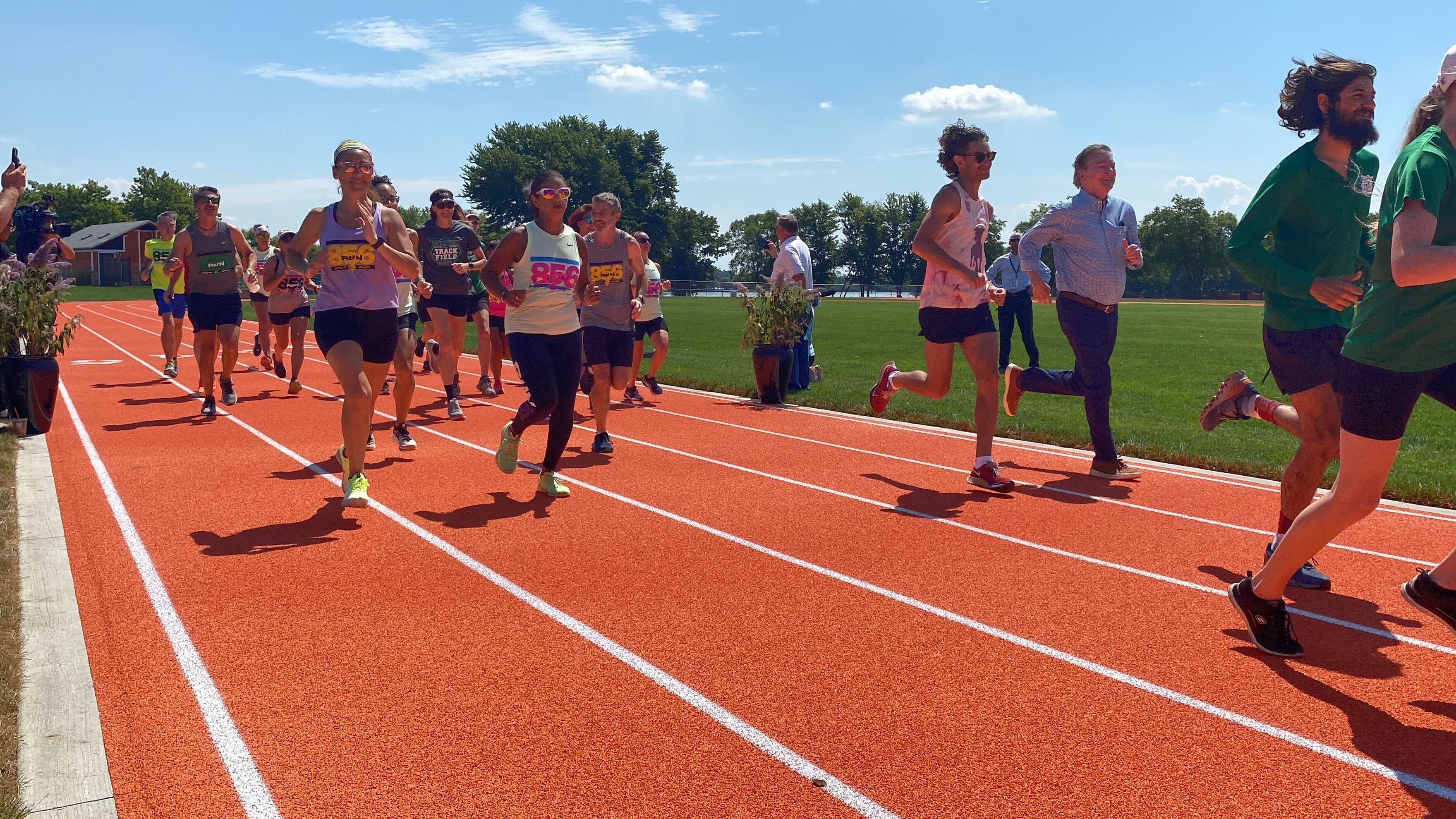 New track opens for runners at Pennsauken park