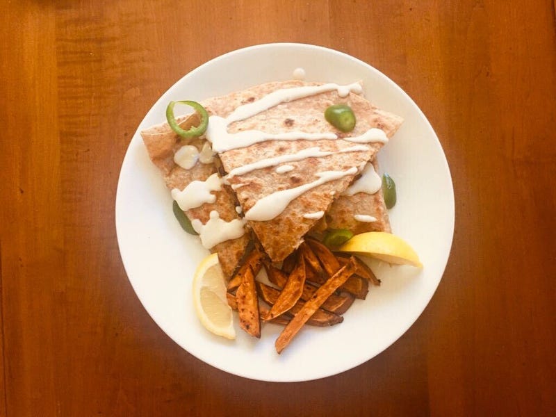 kimchi quesadilla