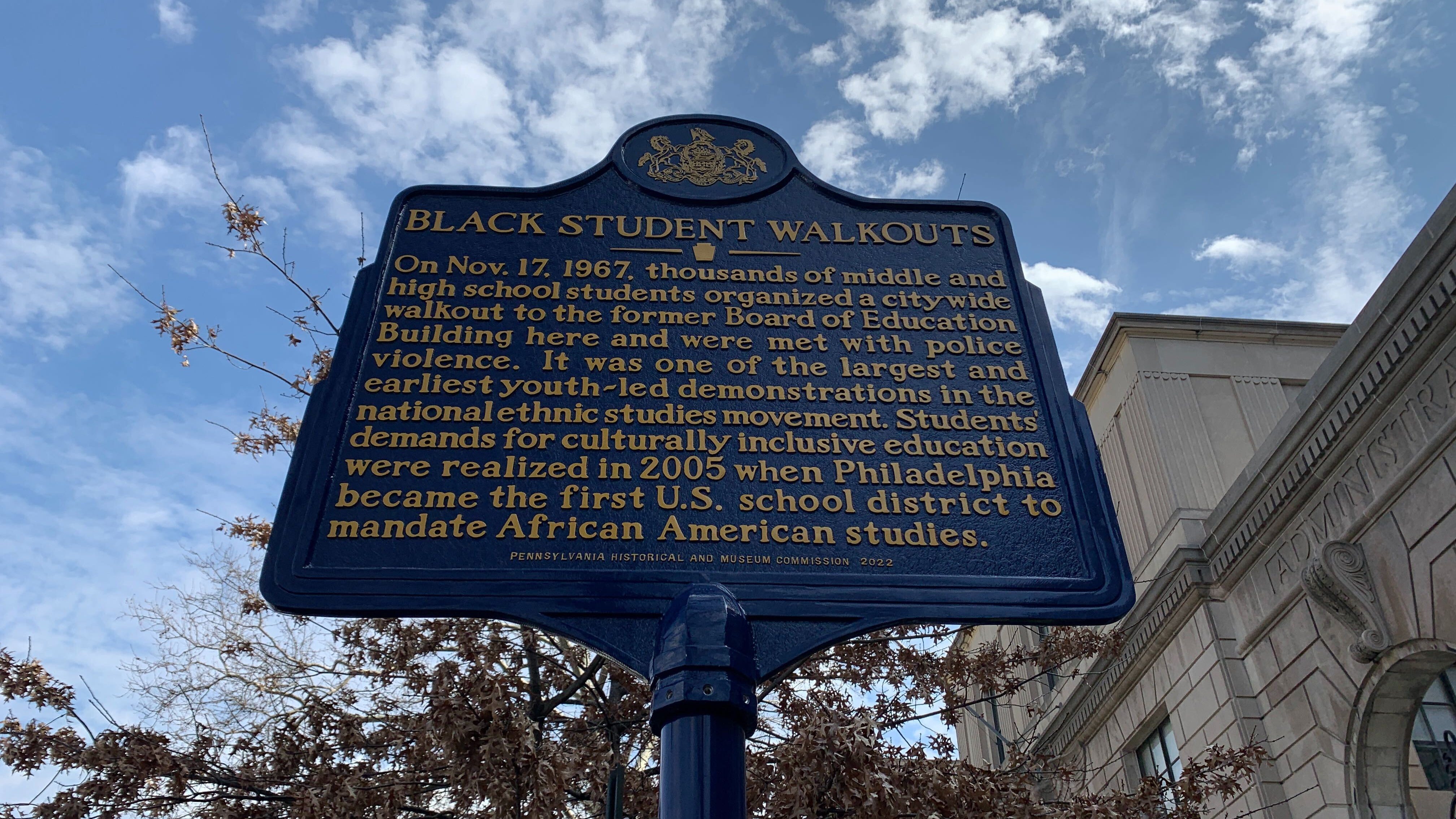Black student walkouts commemorated with historical marker