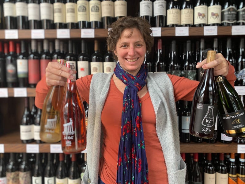 Jill Weber at the bottle shop at her South Street restaurant Rex at the Royal.