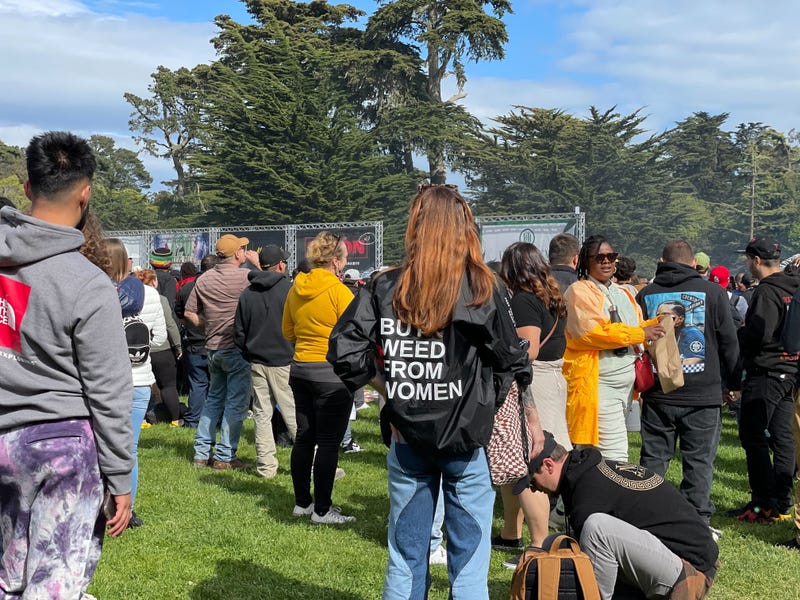 San Francisco’s “4/20” celebration at Hippie Hill has kicked off Wednesday with music, Mike Tyson and legal cannabis sales.