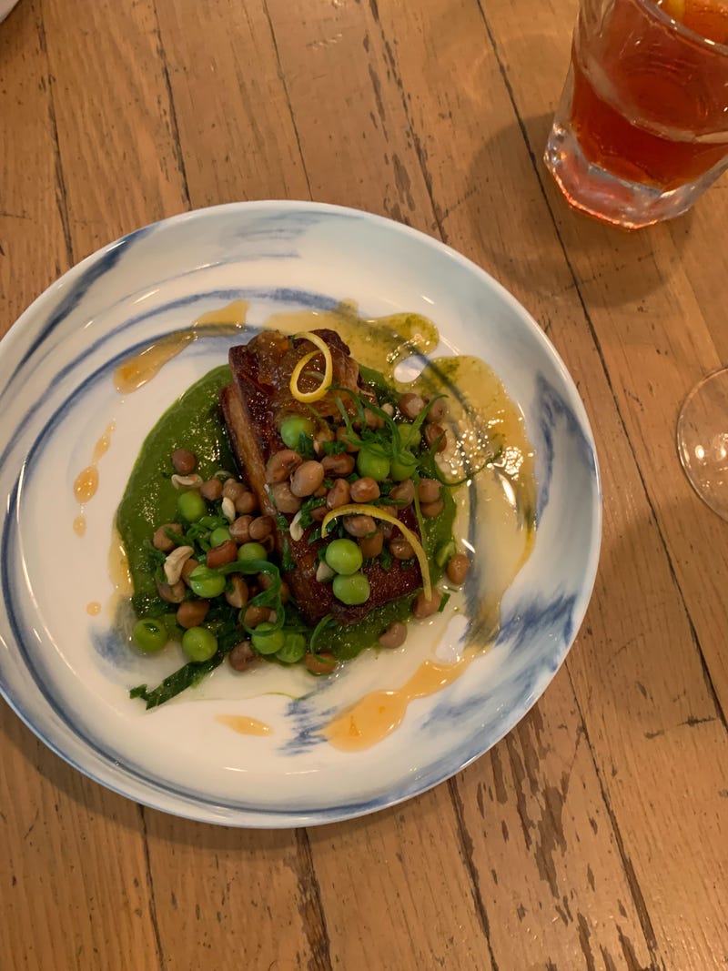Crispy pork belly