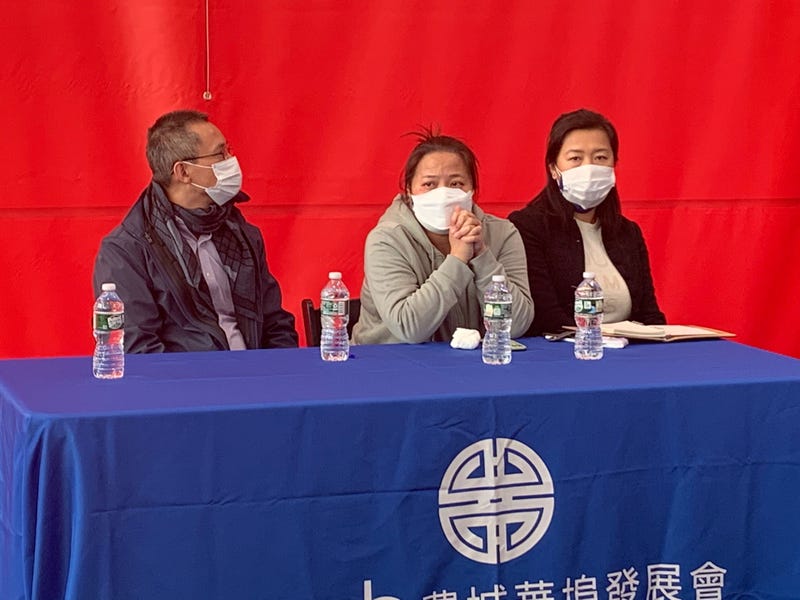 The uncle, mother and aunt of the SEPTA train attack earlier this week.