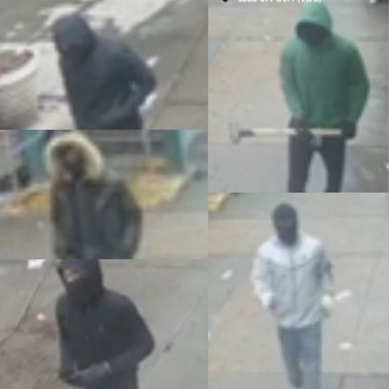 5 suspects wanted in Bx jewelry heist