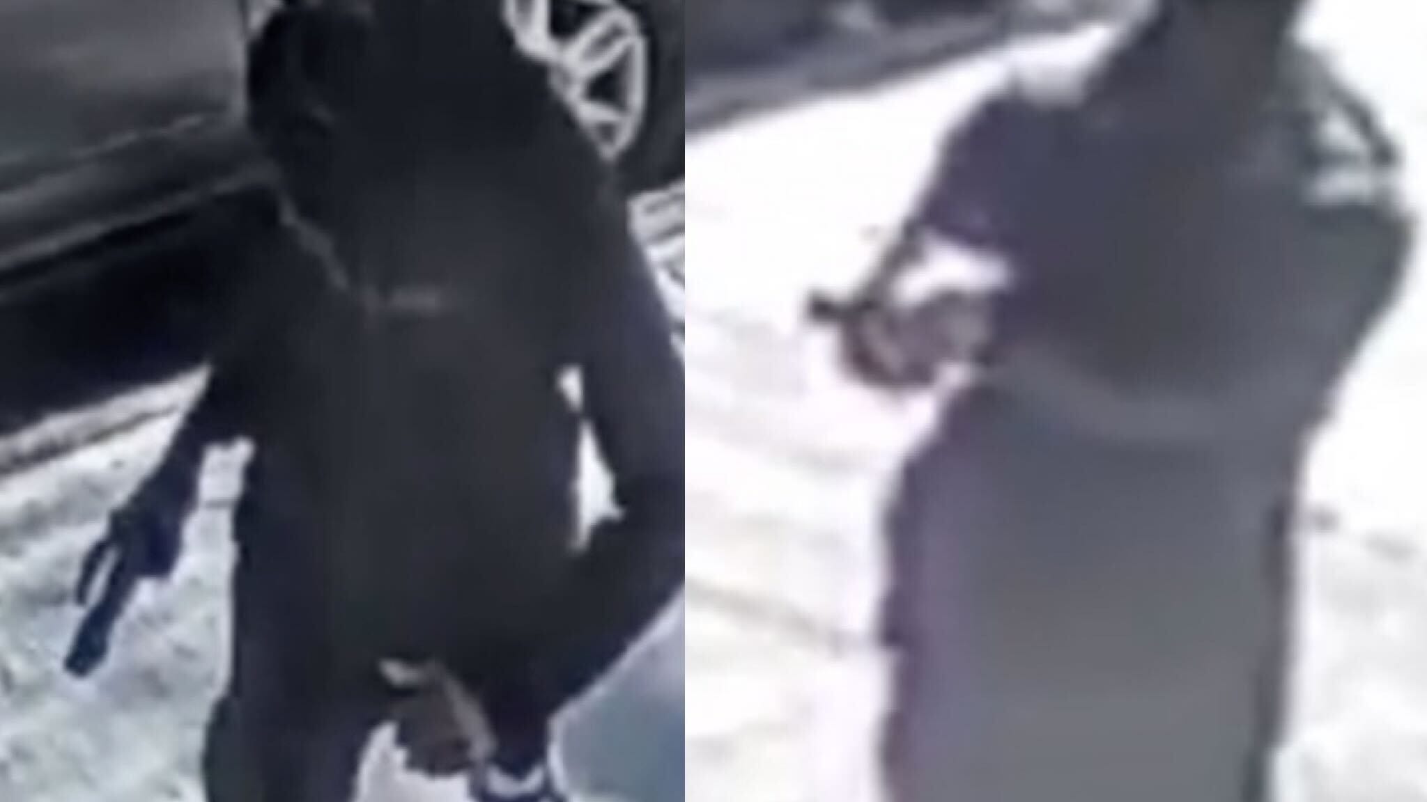 VIDEO: NYPD search for gunmen in triple shooting on Brooklyn street
