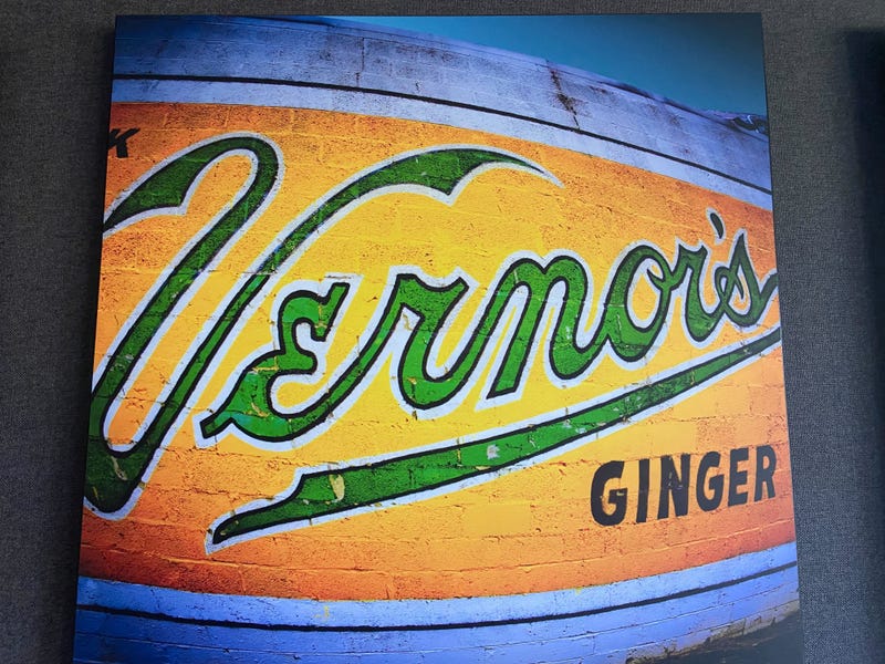 Vernors ginger signage