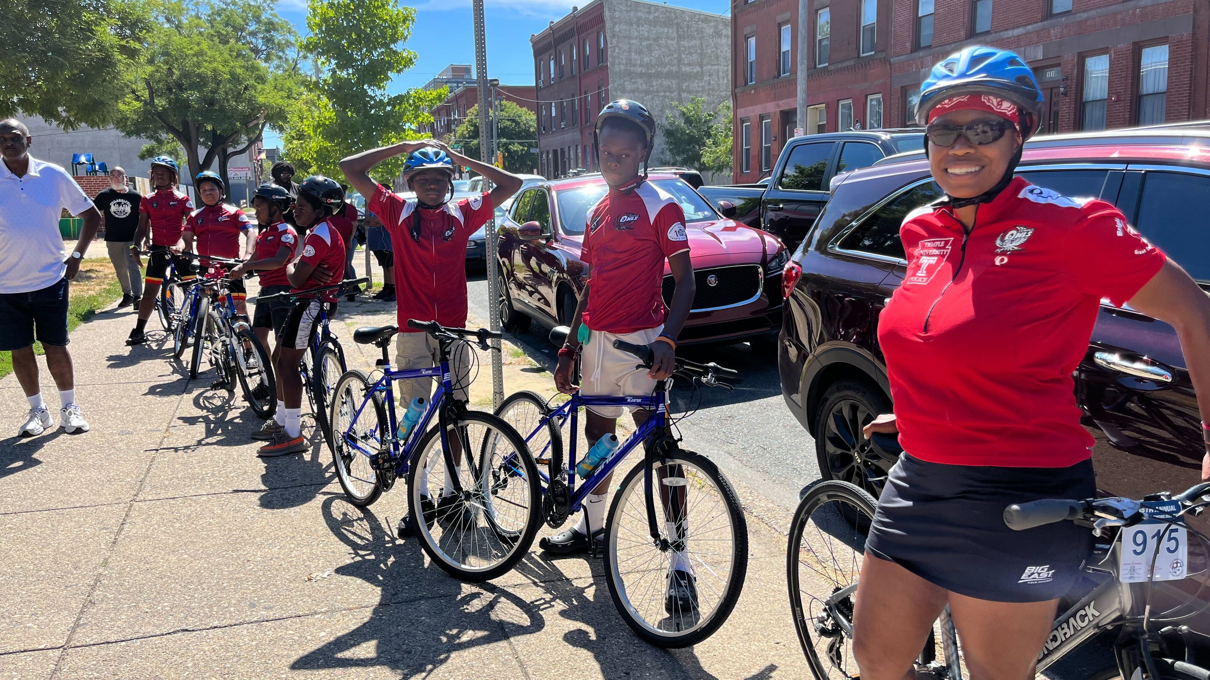 North Philly community members against gun violence stage 'peace ride'