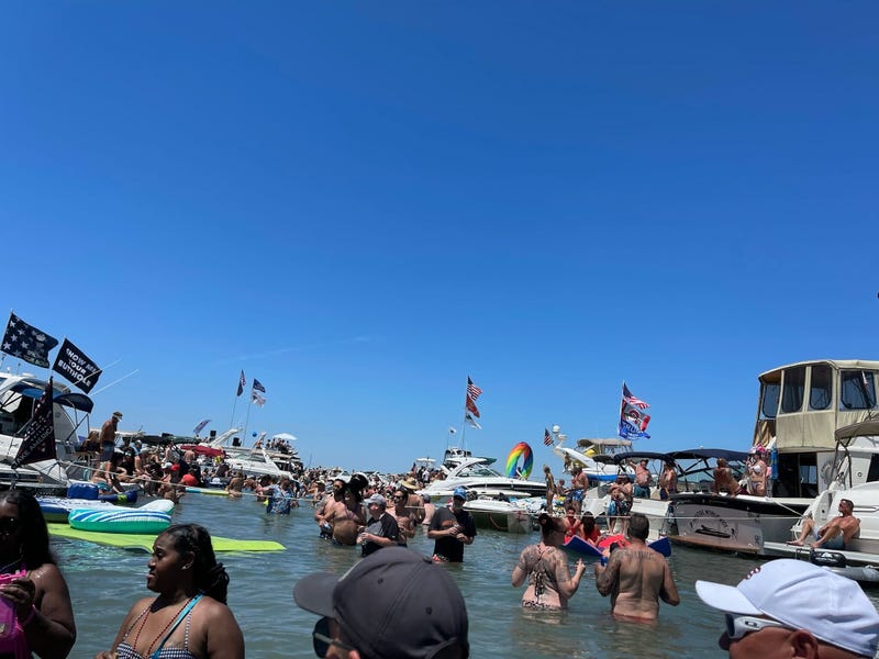 Boaters in Metro Detroit are celebrating the return of one of America's largest boat parties out on Lake St. Clair on Friday — Jobbie Nooner.