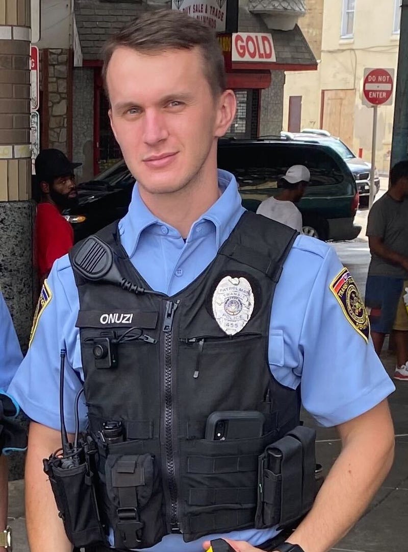 Ervis Onuzi, the SEPTA officer who was shot, is recovering after surgery.