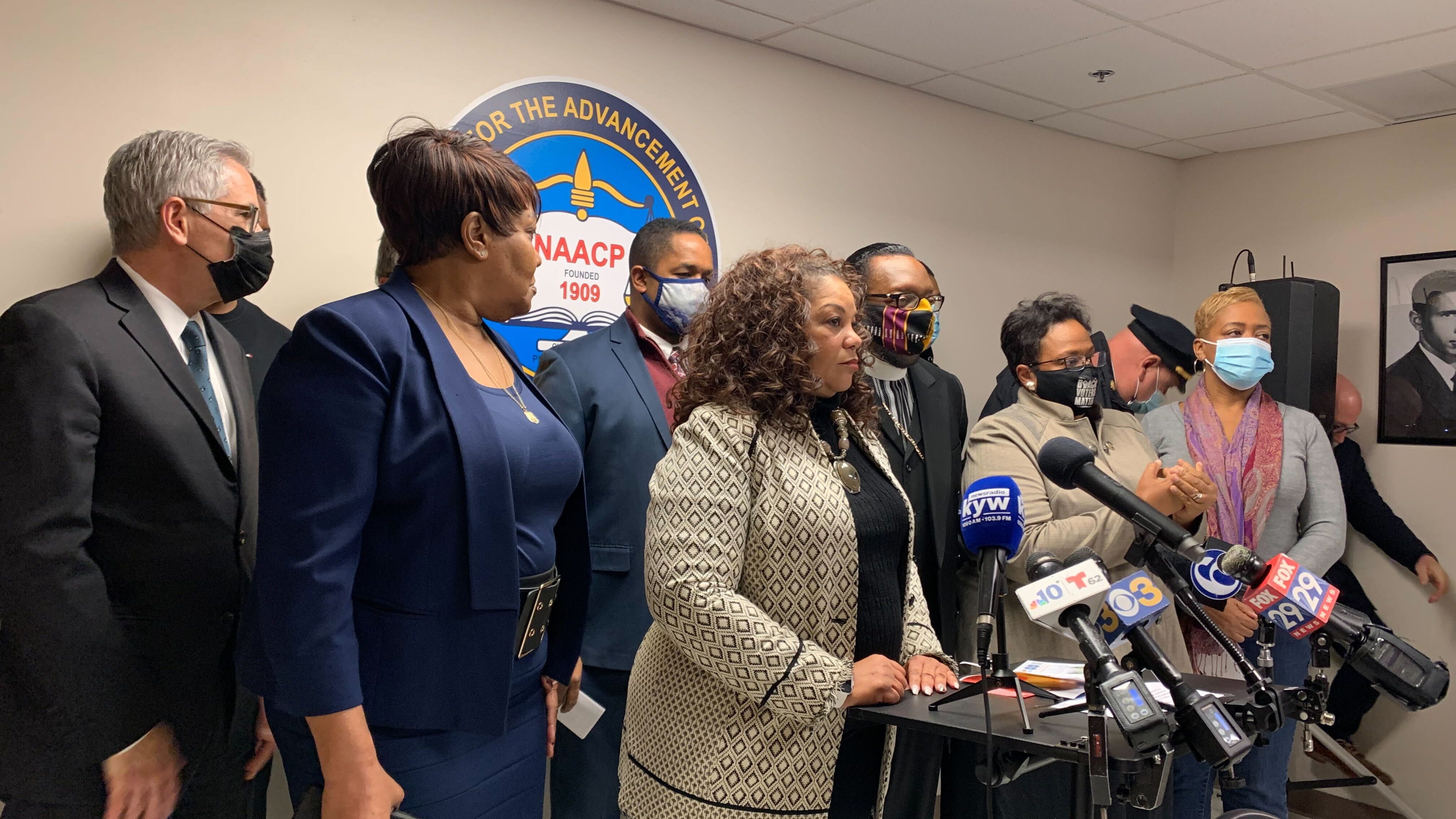 Calls to end violence after gunfire damages Philadelphia NAACP site