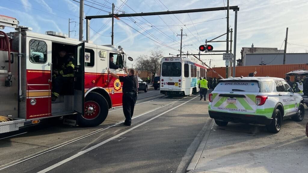 7 hurt in SEPTA trolley collision with freight train in Delco