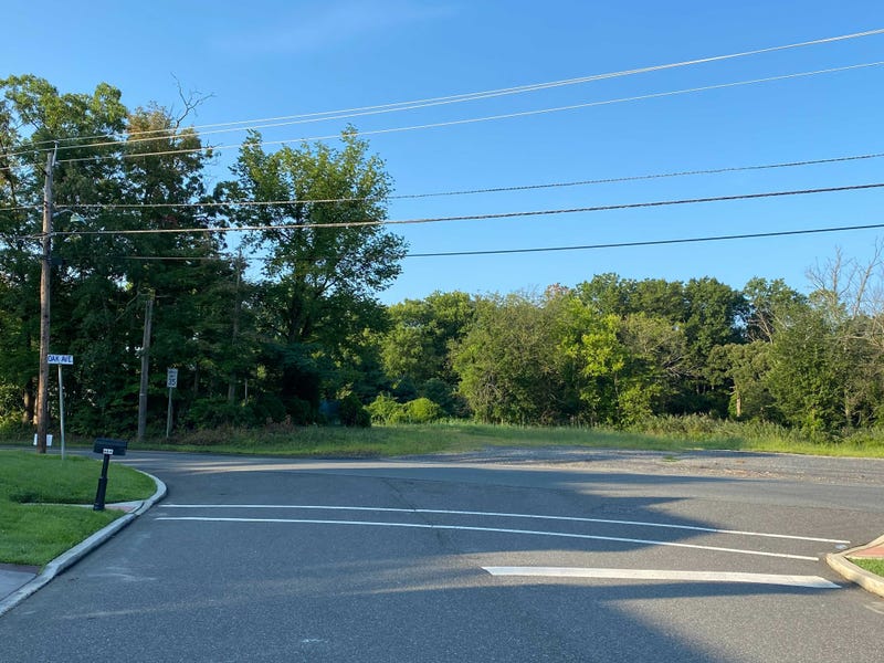 junction of County House Road and Oak Avenue in Deptford Township, N.J.