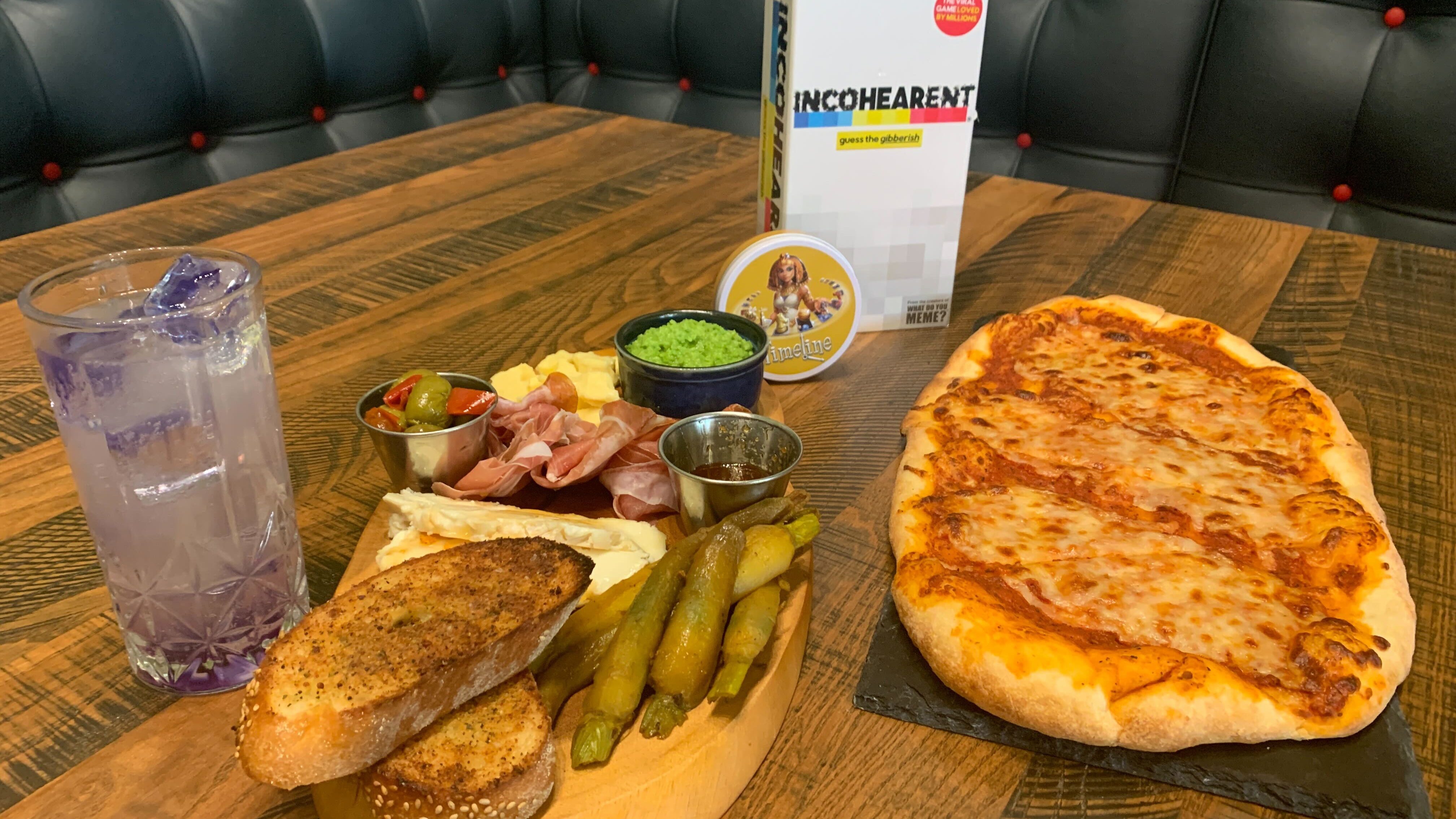 Upscale board game room and kitchen opening in Ardmore