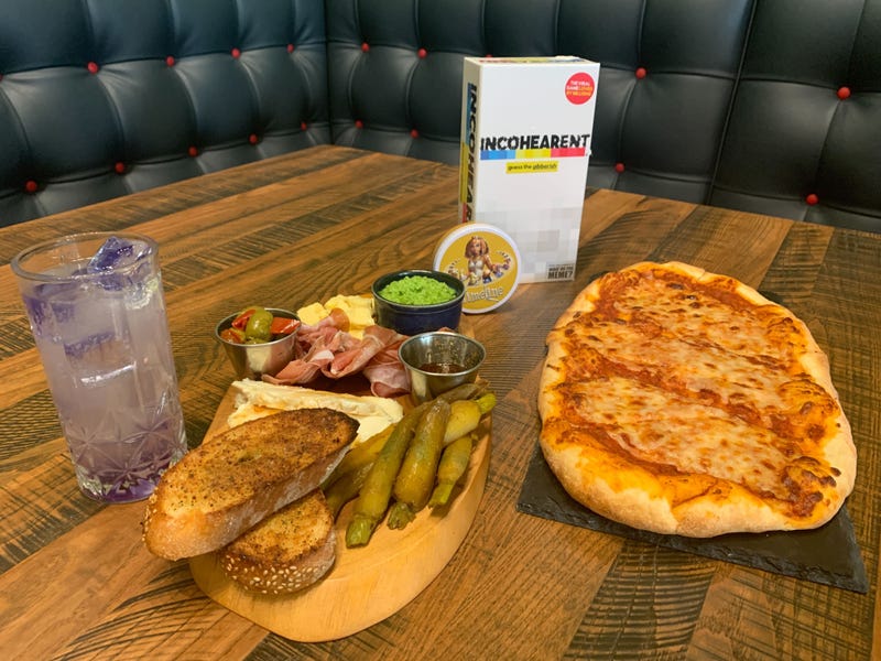 food and games at Twenty One Pips