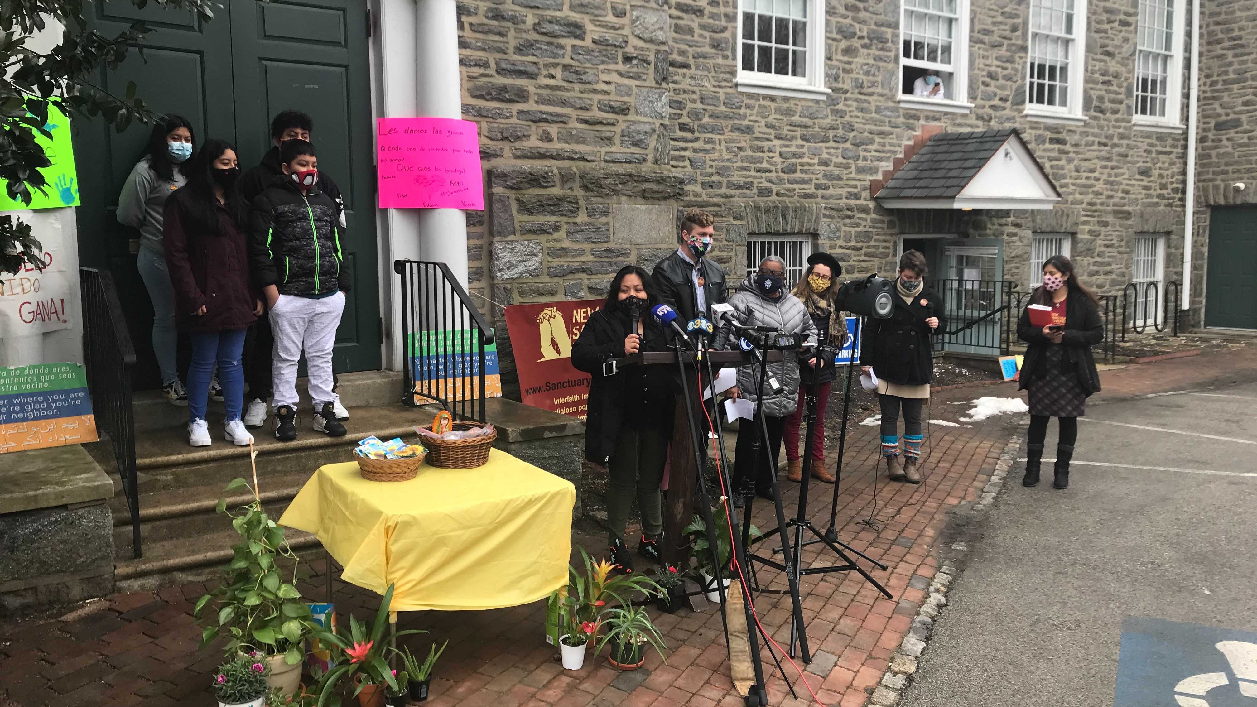 Mexican mother walks free after living in Philadelphia churches for 3 years