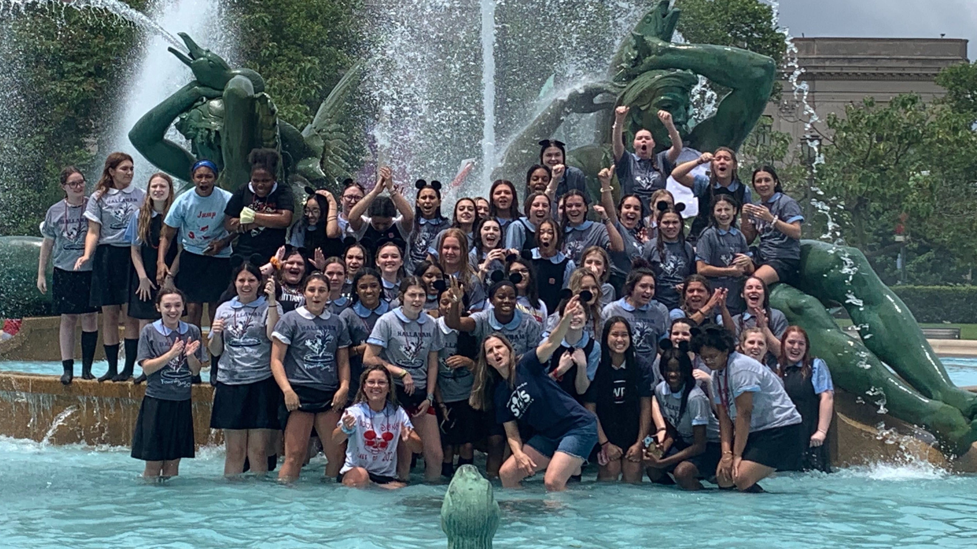 End of an era: Hallahan High's last year-end fountain jump before school permanently closes