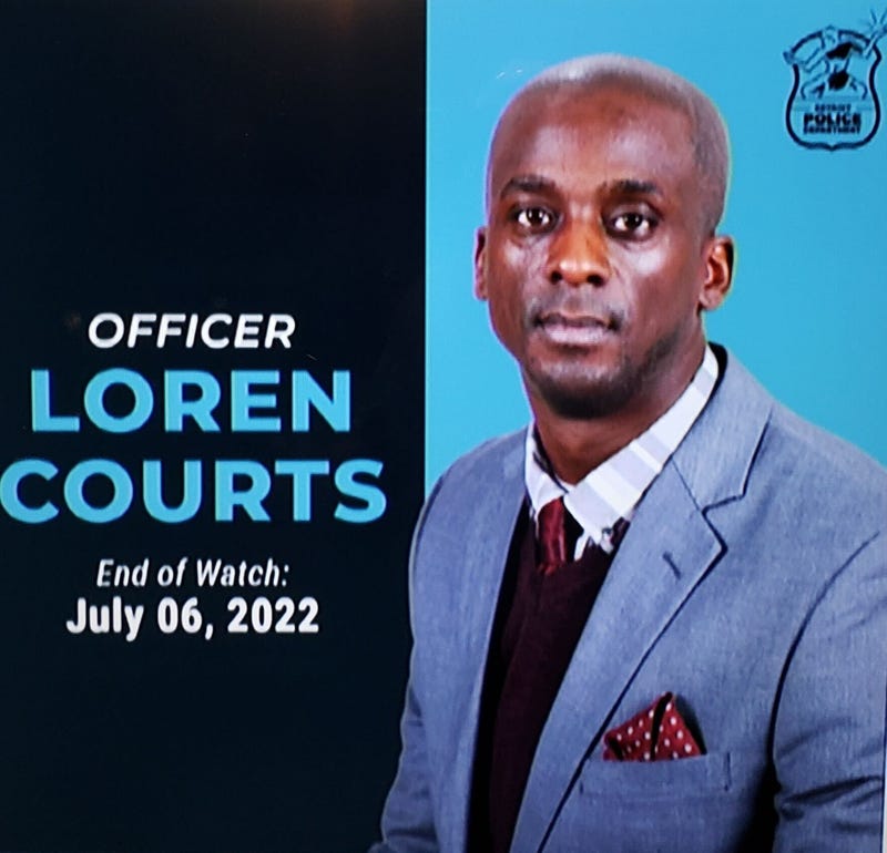 Frustration, shock and grief -- it is the feeling Detroit Police Chief James White tried to describe over and over while addressing the community over the loss of one of their own on Thursday afternoon.