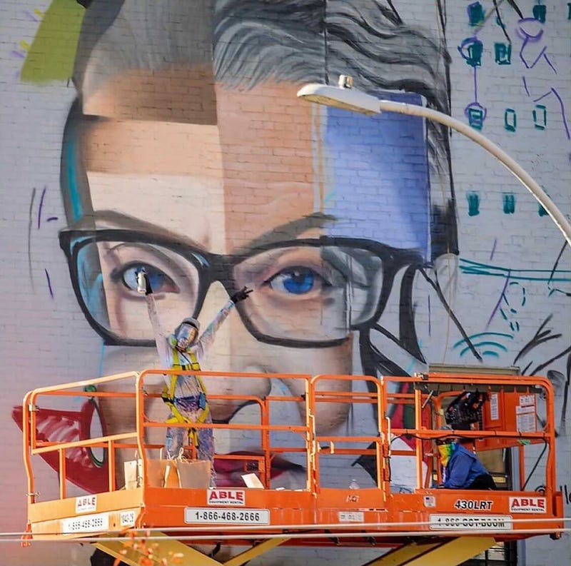East Village RBG Mural