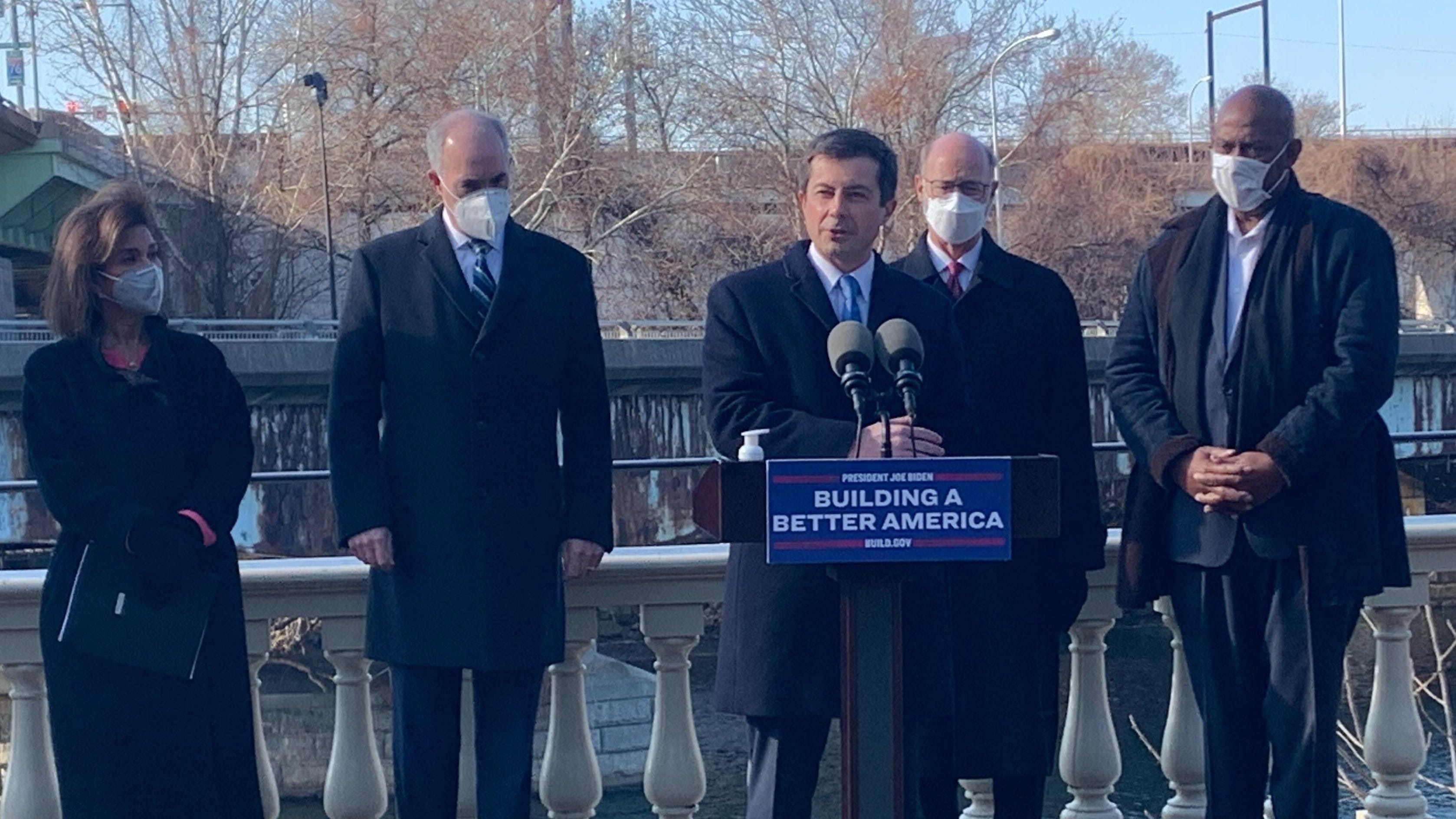 In Philadelphia, Buttigieg touts biggest bridge repair investment since 1950s