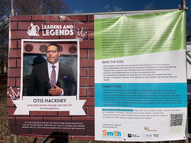 Banner featuring Otis Hackney, Philadelphia's chief education officer