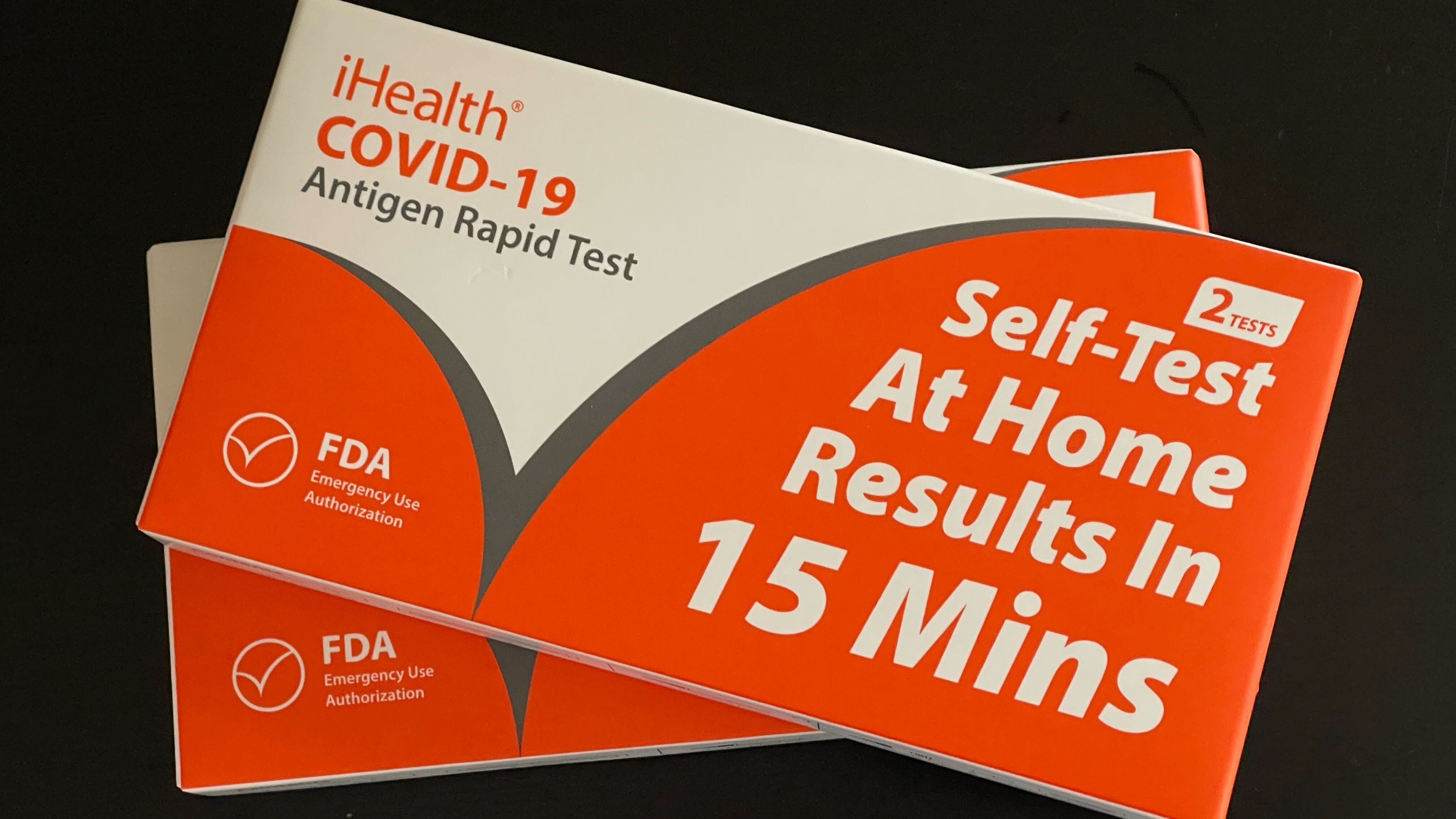 50 million households have received their free at-home COVID tests