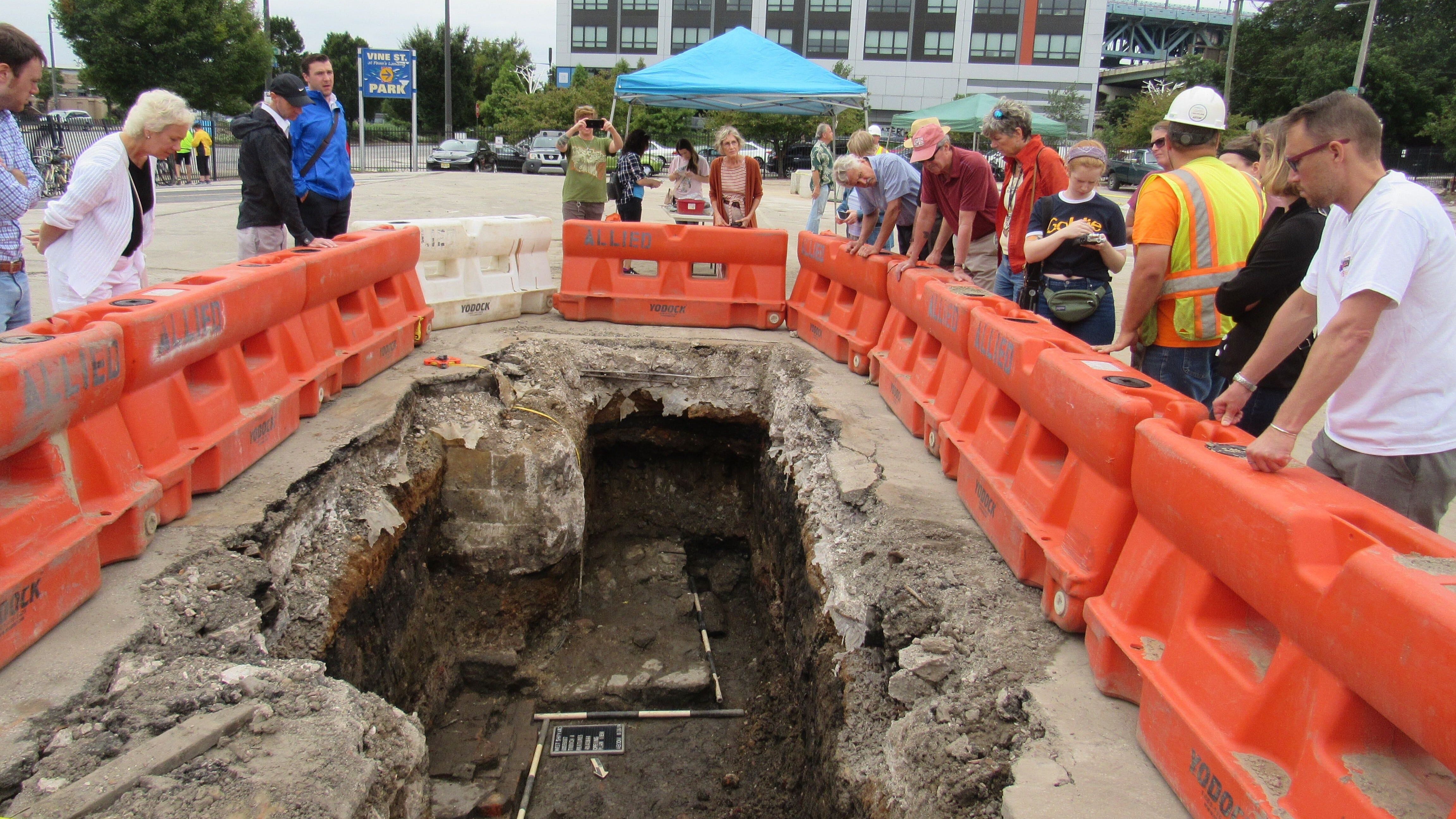 Archaeological dig part of Delaware River waterfront tower project