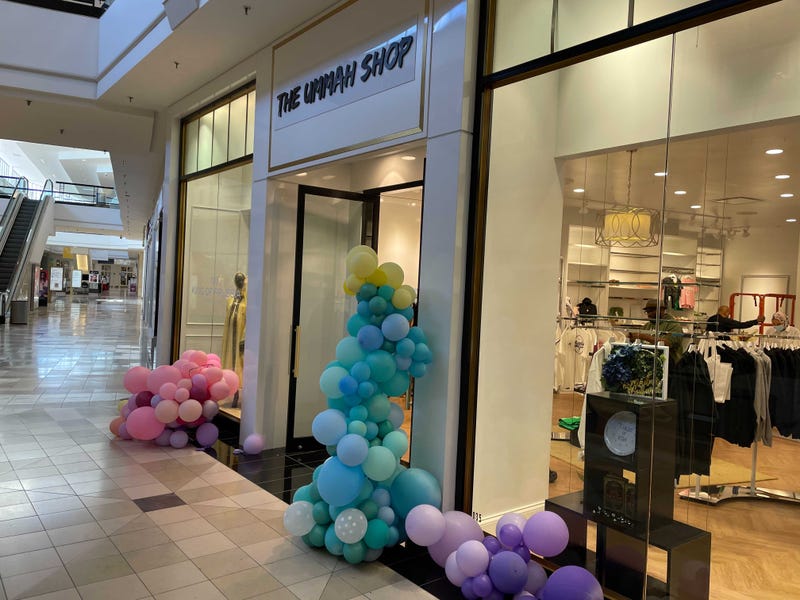 The Ummah Shop is located on the lower level of mall, between Macy’s and Bloomingdale's.