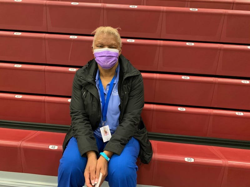 Christine Phillips, who works at Keystone Homecare and Hospice in Wyndmoor, said she is getting the COVID-19 vaccine to protect herself, her family and her patients.