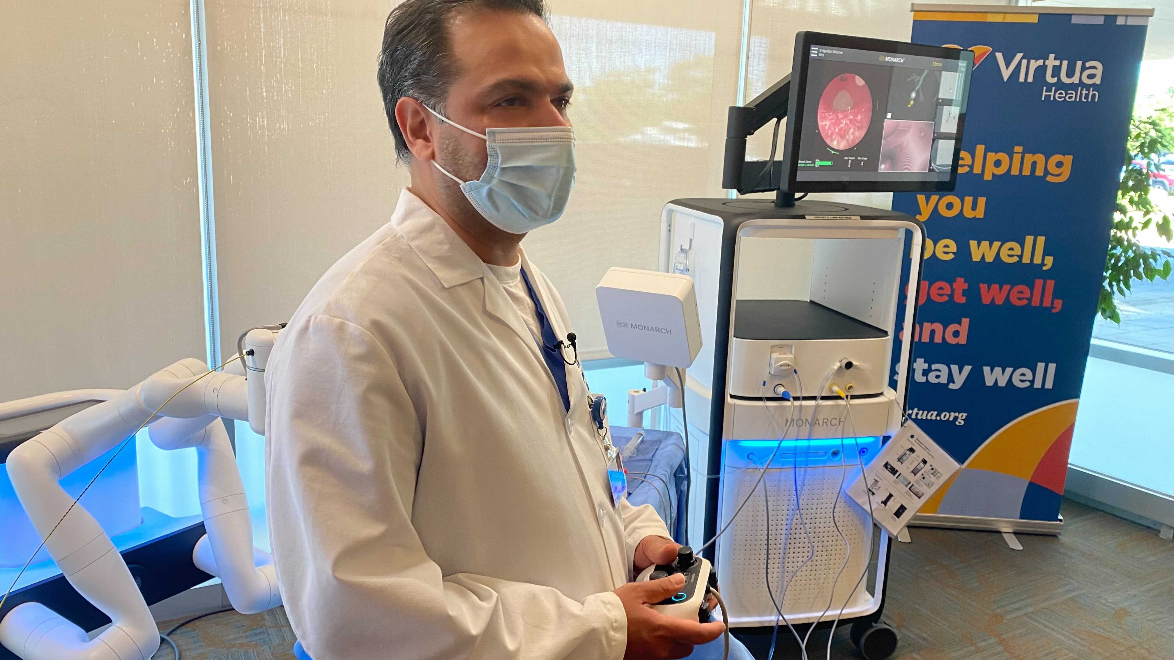 Virtua robot helps doctors reach parts of the lungs thought unreachable