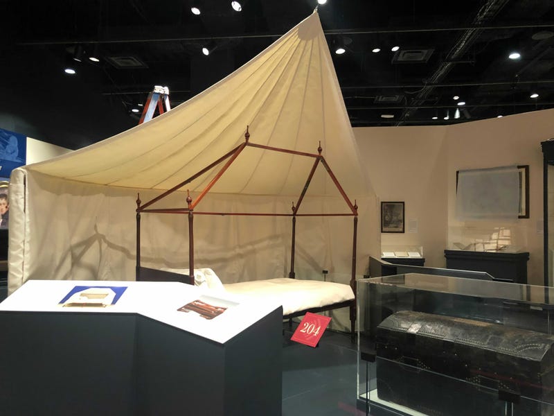 Gen. George Washington's war tent re-creation at the Museum of the American Revolution